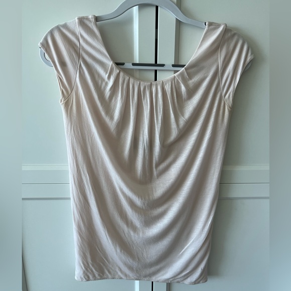 Club Monaco light ballet pink shirt. Size Small - Picture 3 of 5